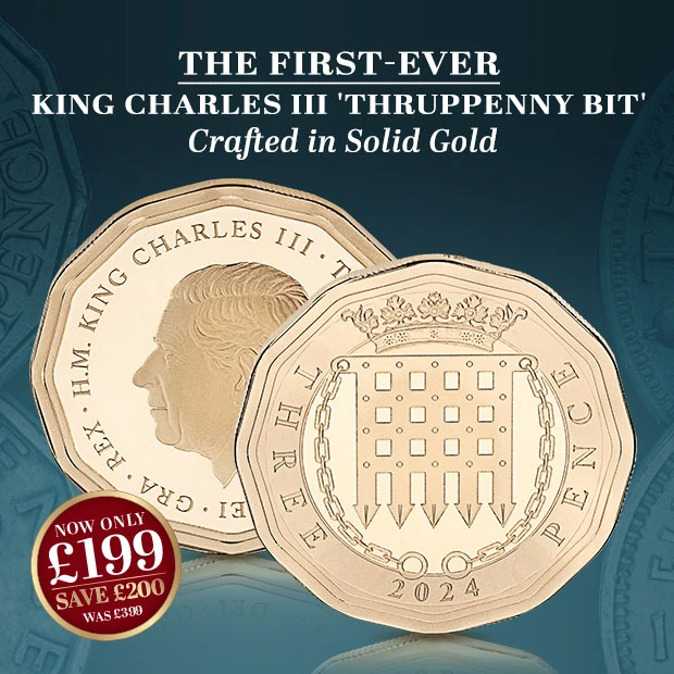 World First Solid Gold Thruppenny Bit