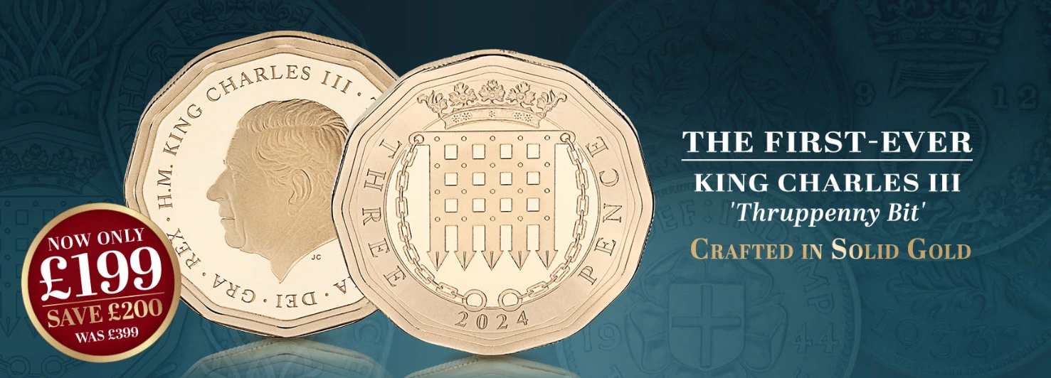 World First Solid Gold Thruppenny Bit